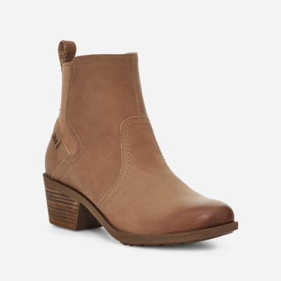 Dámské Chelsea Boots Teva Anaya WP Hnědé - CZ867780